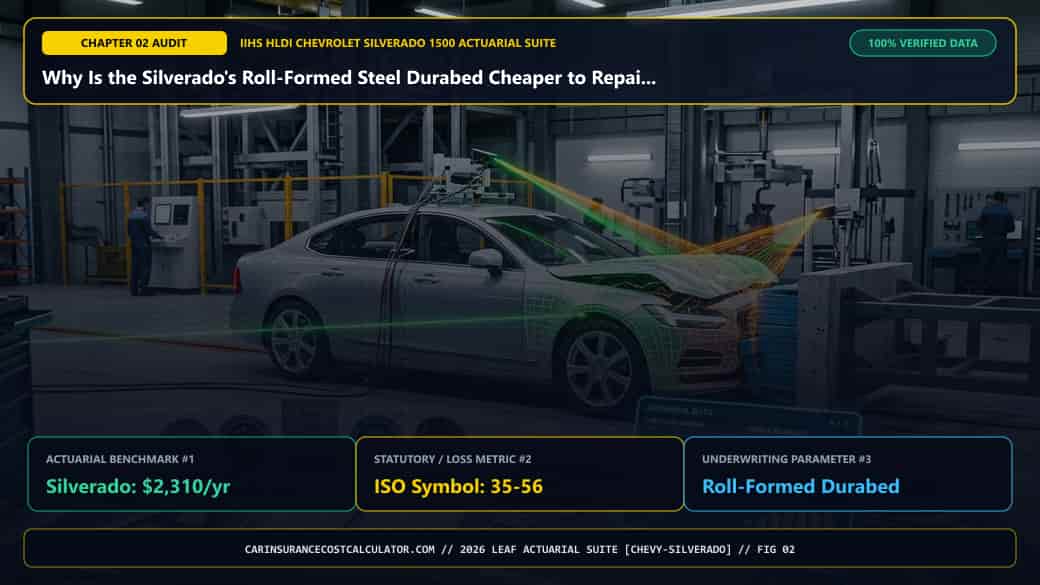 3D Infographic 2: Why Is the Silverado's Roll-Formed Steel Durabed Cheaper to Repair Than Aluminum Beds? (Chevy Silverado 1500 Benchmark)
