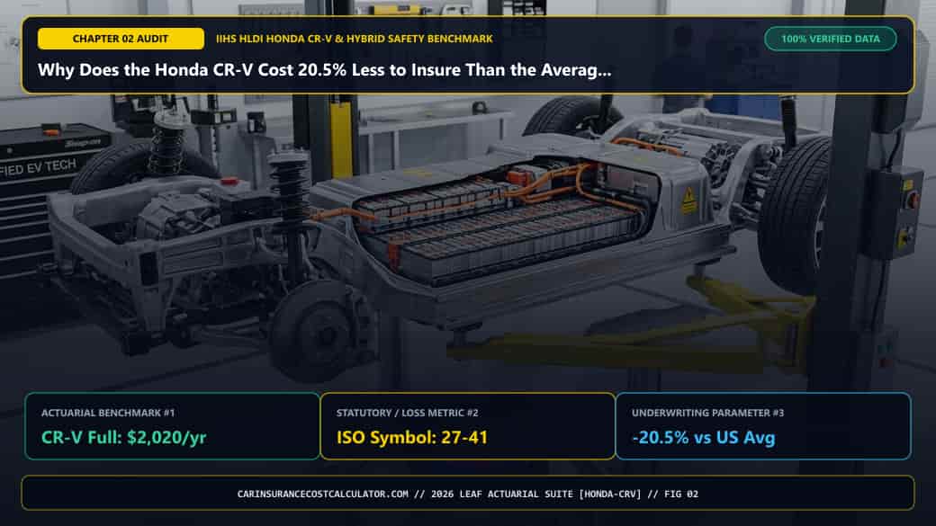 3D Infographic 2: Why Does the Honda CR-V Cost 20.5% Less to Insure Than the Average U.S. Car? (Honda CR-V Insurance Benchmark)