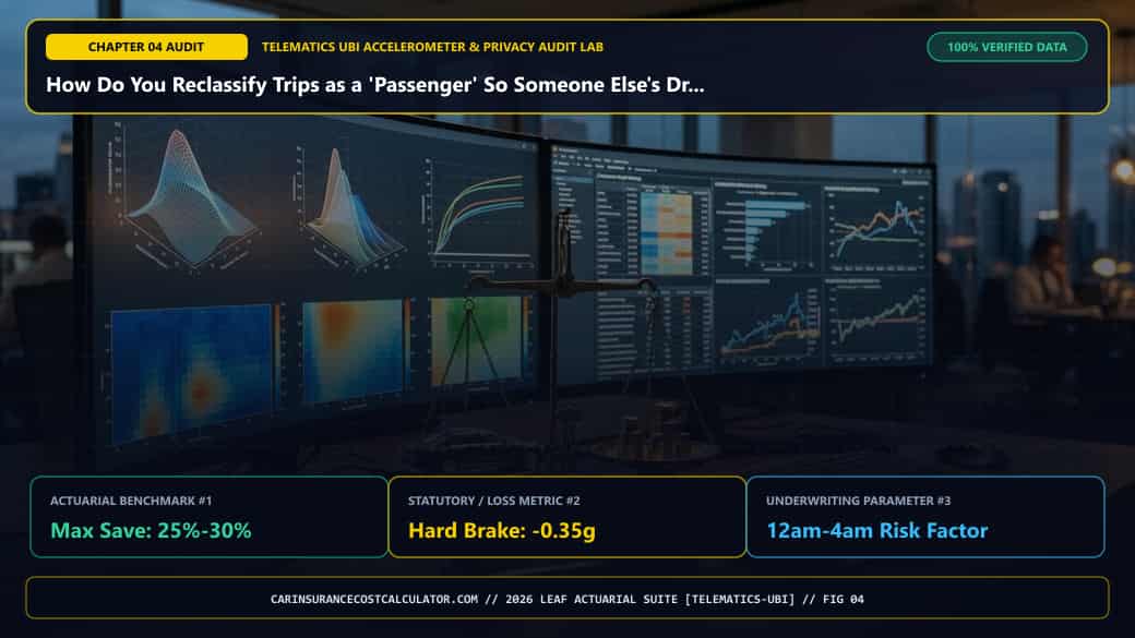 3D Infographic 4: How Do You Reclassify Trips as a 'Passenger' So Someone Else's Driving Doesn't Hurt Your Score? (Telematics & Drive-Tracking Apps)