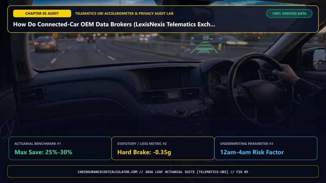 3D Infographic 5: How Do Connected-Car OEM Data Brokers (LexisNexis Telematics Exchange) Track Unenrolled Cars? (Telematics & Drive-Tracking Apps)