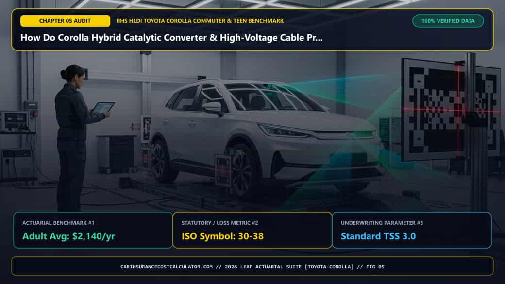 3D Infographic 5: How Do Corolla Hybrid Catalytic Converter & High-Voltage Cable Protections Work? (Toyota Corolla Commuter & Teen)