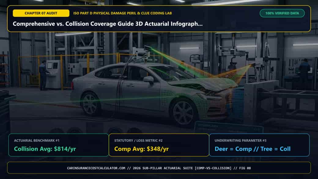 Comprehensive vs. Collision Coverage Guide 3D Actuarial Infographic 8 — What Does Neither Comprehensive Nor Collision Cover (Mechanical Breakdown, Wear, Rodent/Mold Exclusions)