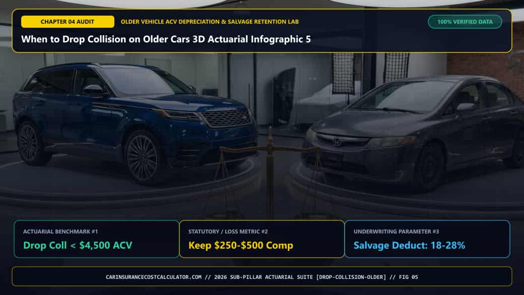 When to Drop Collision on Older Cars 3D Actuarial Infographic 5 — Why Should You Keep Comprehensive Coverage for 3 to 5 Years After Dropping Collision