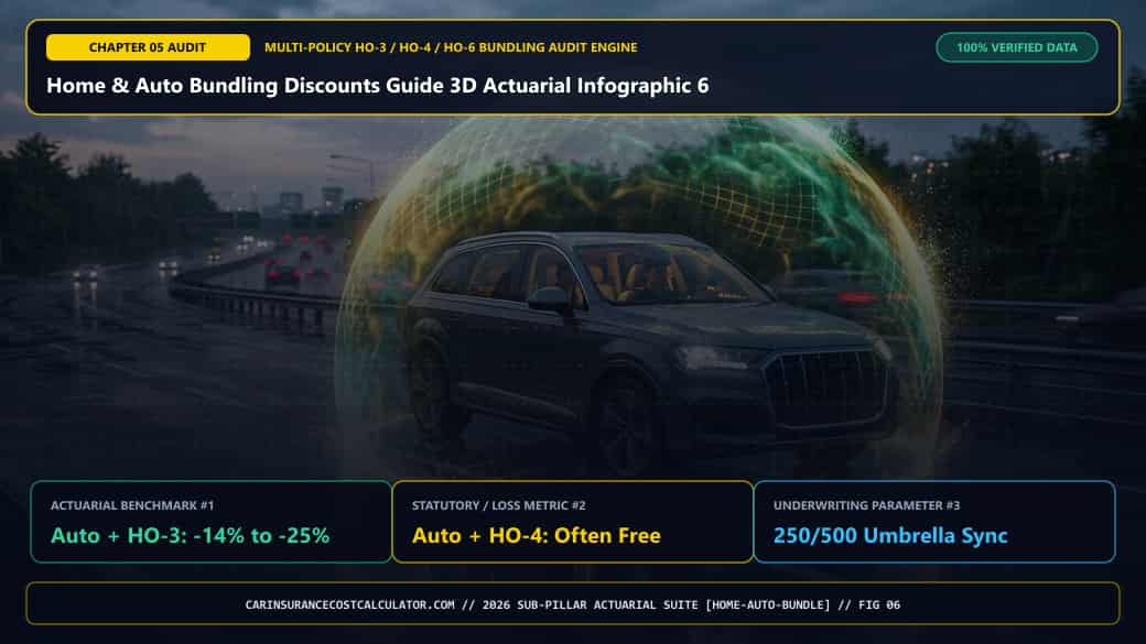 Home & Auto Bundling Discounts Guide 3D Actuarial Infographic 6 — When Is 'Unbundling' (Splitting Auto and Home Across Two Different Insurers) Actually Cheaper