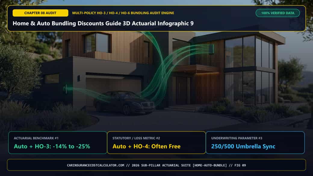 Home & Auto Bundling Discounts Guide 3D Actuarial Infographic 9 — Does Filing an Auto Claim Affect Your Bundled Homeowners Policy Renewal (Or Vice Versa)