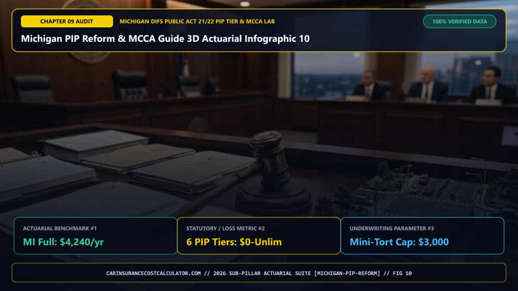 Michigan PIP Reform & MCCA Guide 3D Actuarial Infographic 10 — What Does Our 2026 Michigan 83-County & PIP-Tier Actuarial Matrix Reveal