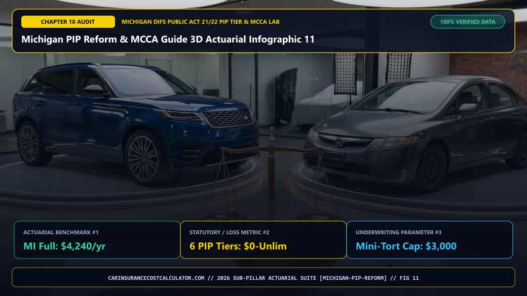 Michigan PIP Reform & MCCA Guide 3D Actuarial Infographic 11 — What Does Our 2026 Michigan 83-County & PIP-Tier Actuarial Matrix Reveal