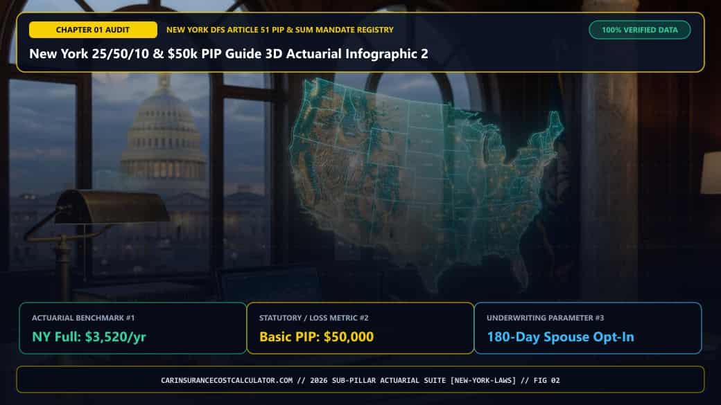 New York 25/50/10 & $50k PIP Guide 3D Actuarial Infographic 2 — What Qualifies as a 'Serious Injury' Under NY Insurance Law § 5102(d) to Sue for Pain and Suffering