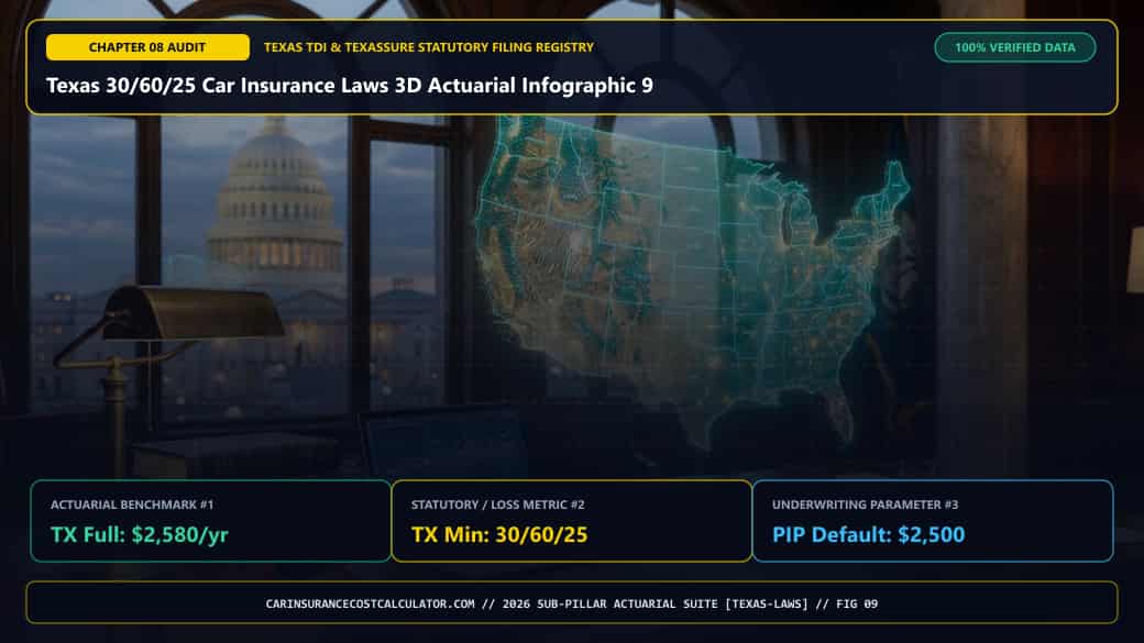 Texas 30/60/25 Car Insurance Laws 3D Actuarial Infographic 9 — What Are the Best Legal Ways to Lower Your Texas Auto Insurance Premium in 2026